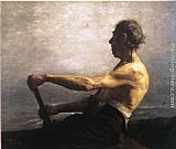 Theodore Clement Steele The Boatman painting